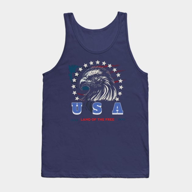 July 4th Tank Top by TeeText